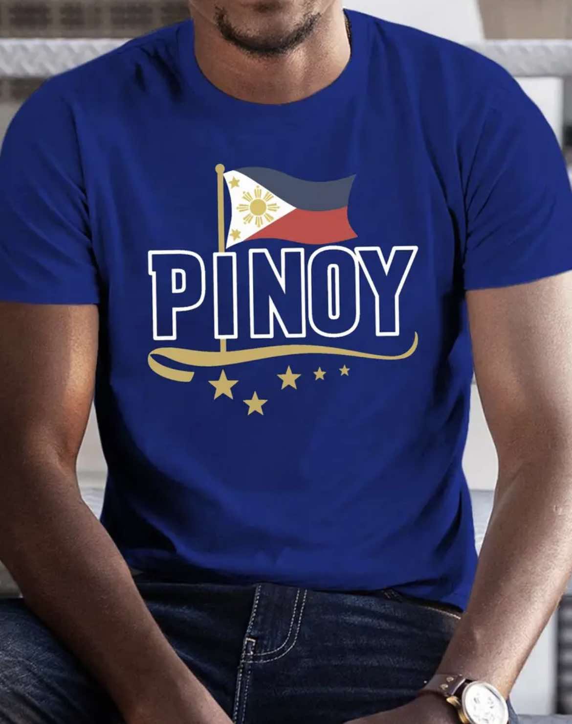 Men's Filipino Pride & Heritage Shirt Blue