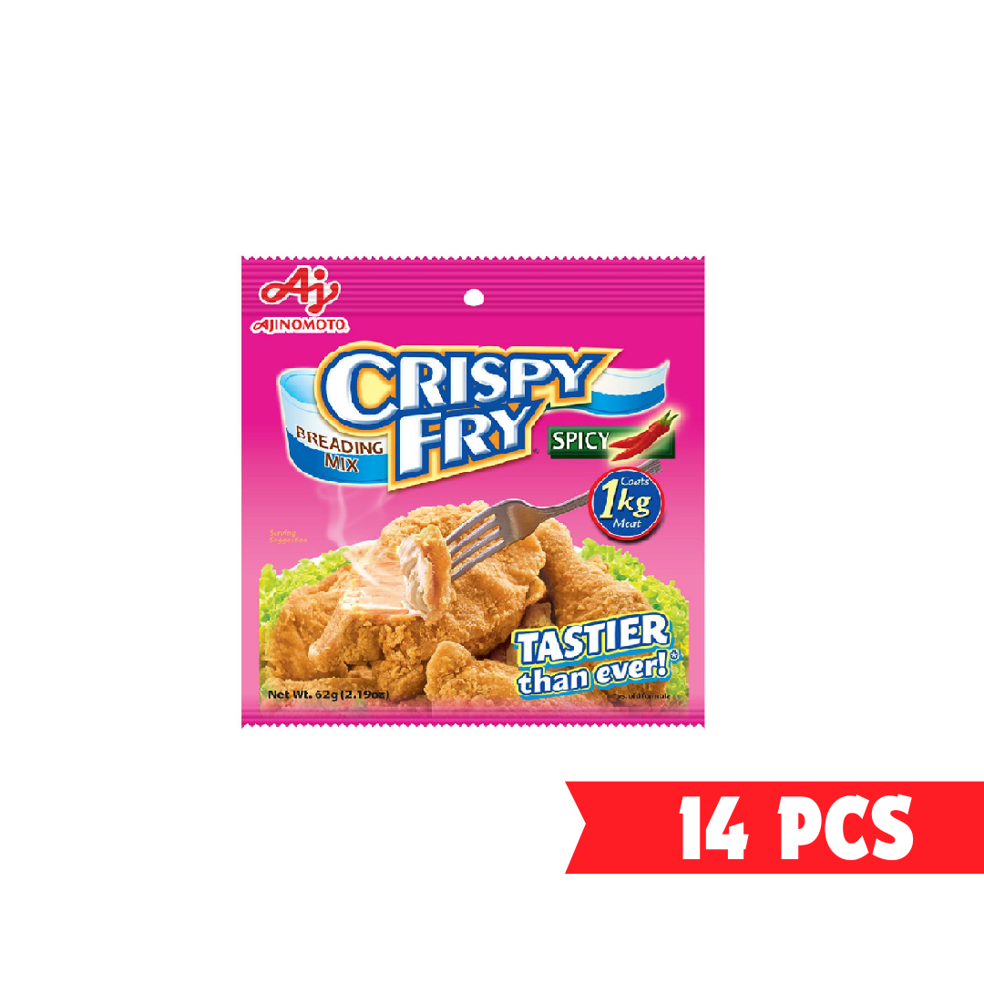 AJINOMOTO CRISPY FRY MIX - CHILI 14 X 62 G