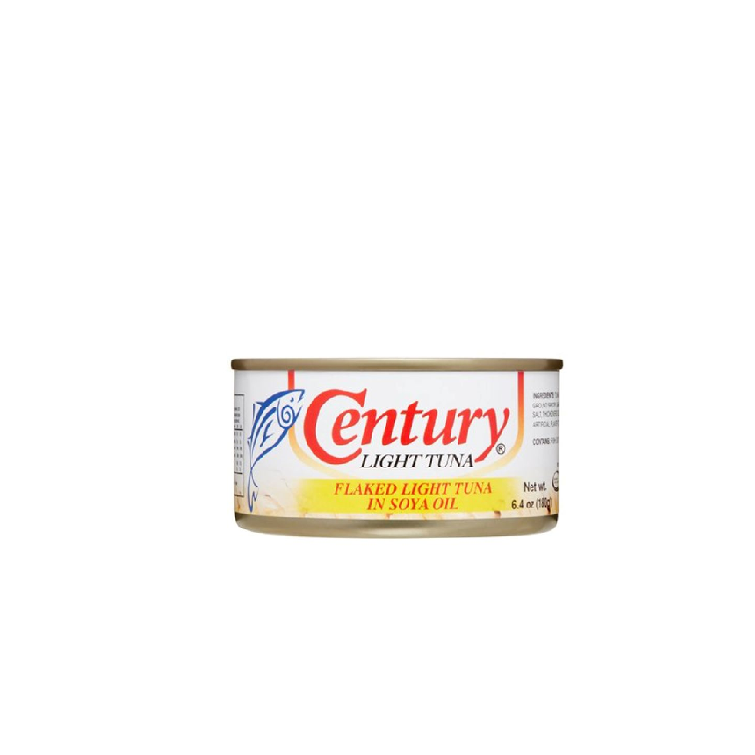 CENTURY TUNA FLAKES IN SOYA OIL 180 GRAMS