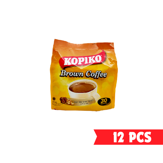 KOPIKO BROWN COFFEE MIX 12 BAGS X 30 SACHETS X 26.5 OZ