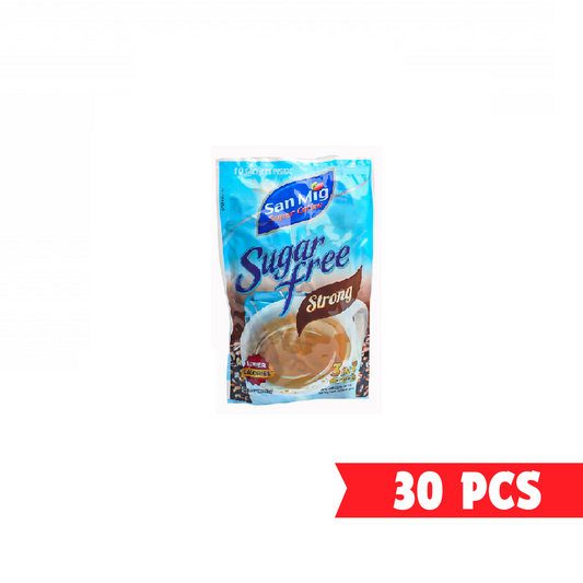 SAN MIG COFFEE 3IN1 SUGAR FREE STRONG 30 SACHETS 9 GM